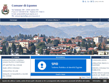 Tablet Screenshot of comune.lipomo.co.it